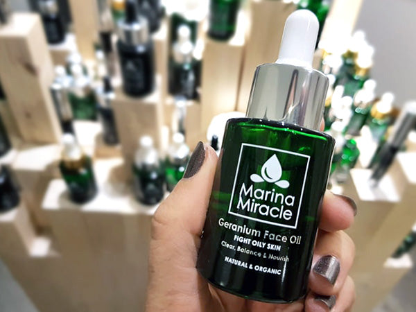 Geranium Face Oil flaske