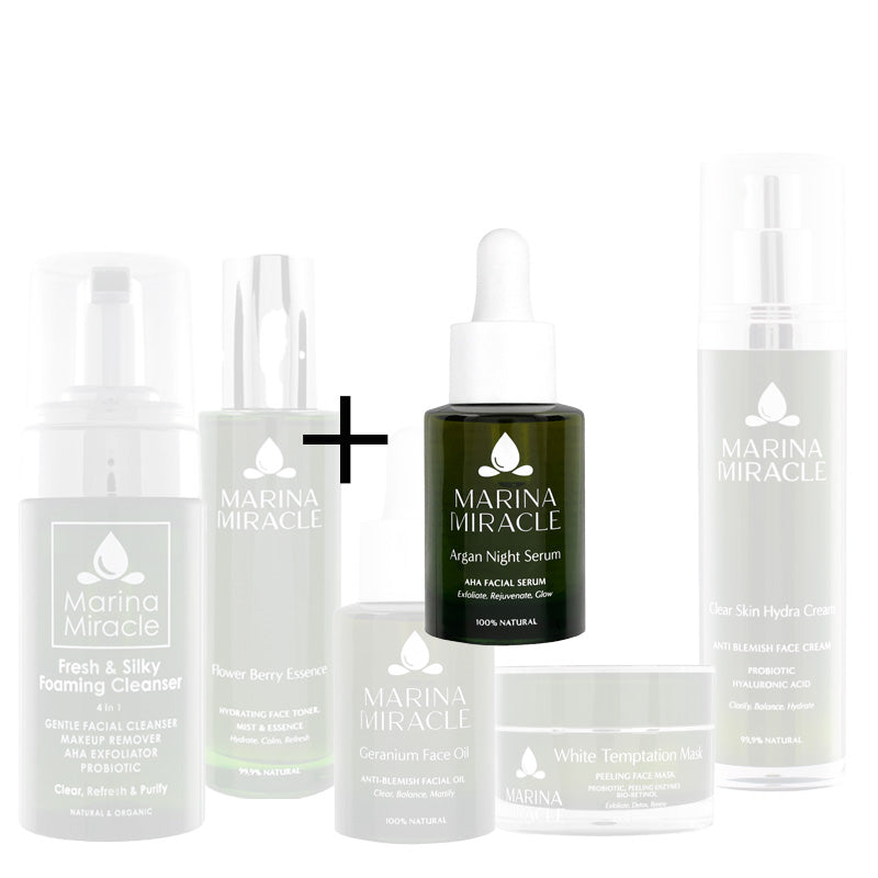 Stort hudvårdspaket - För fet/aknehud